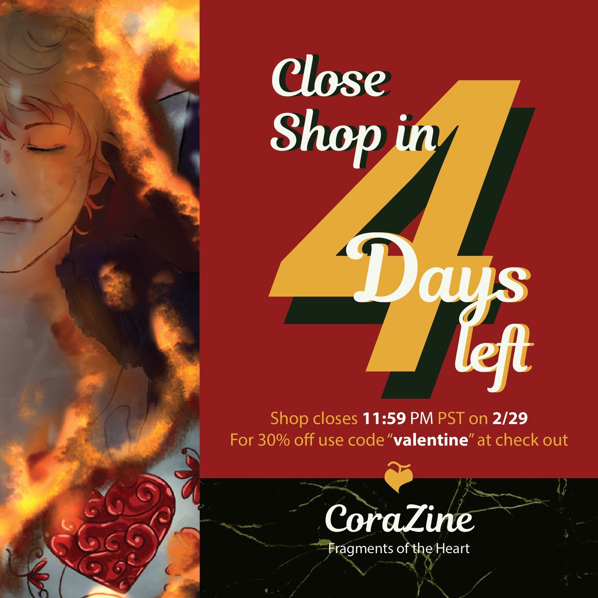 Corazine • Last chance sales! tweet media