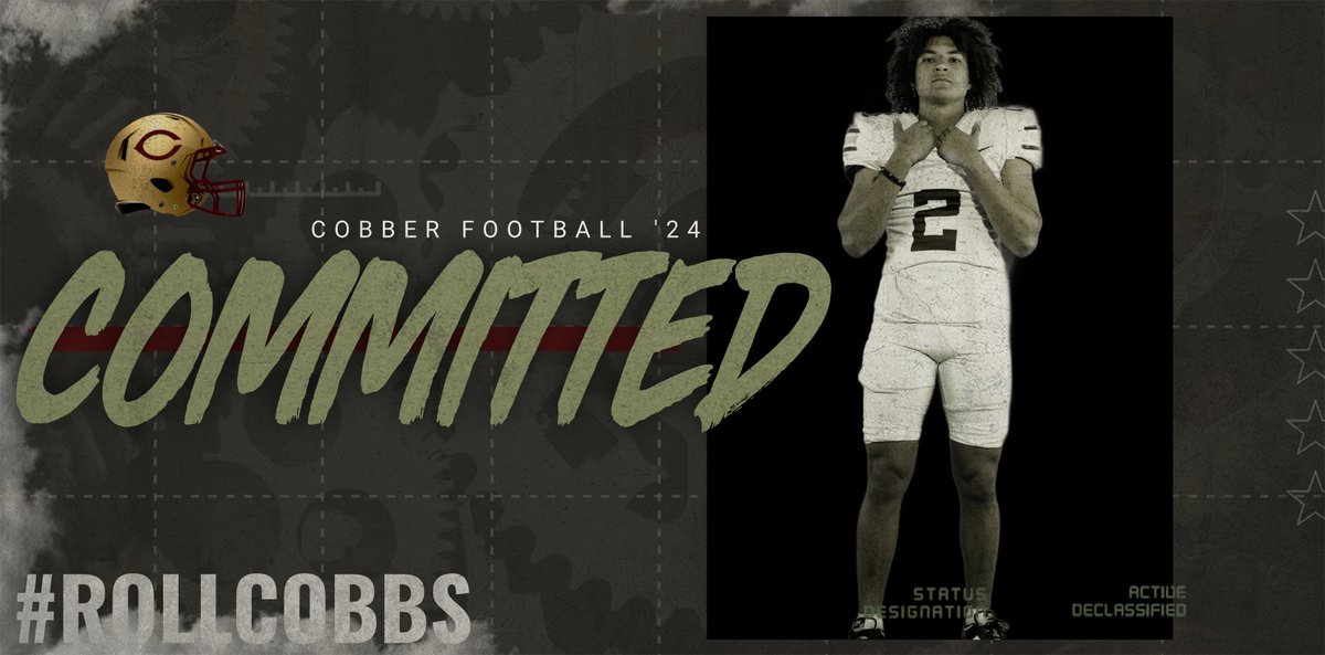 Committed!! #2
<a href="/Cobber_Football/">Cobber Football</a> <a href="/KCBakk31/">Kyle Bakken</a> <a href="/azc_obert/">Richard Obert</a> <a href="/Eastmark_FF/">Eastmark High School Football</a> @CoachJmalone <a href="/CoachTerryHoran/">Terry Horan</a> #Rollcobbs