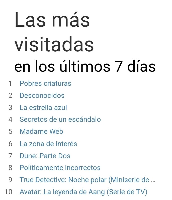 #LaEstrellaAzul se coloca como la 3ª peli más visitada de <a href="/Filmaffinity/">FilmAffinity</a> con la un 7,8 de puntuación, la mejor nota para una peli española desde 1965 y de cualquier país desde 2019