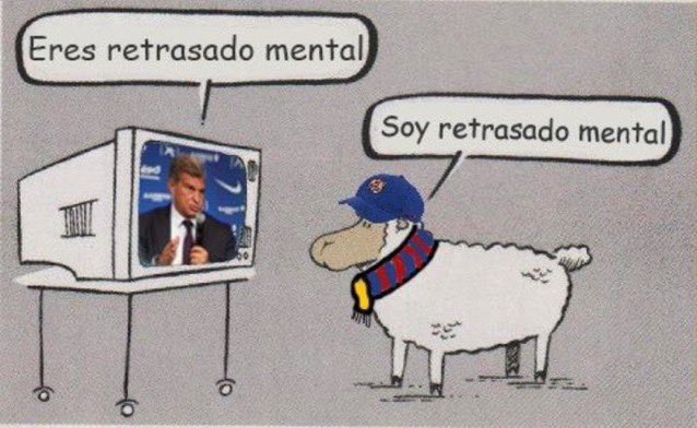 FJ_1977's tweet photo. @Ademir_FSC @AurelinhoRM @jorgebaravalle Anda, la borregada contraataca.. jajaja https://t.co/q9jhu1yTjW