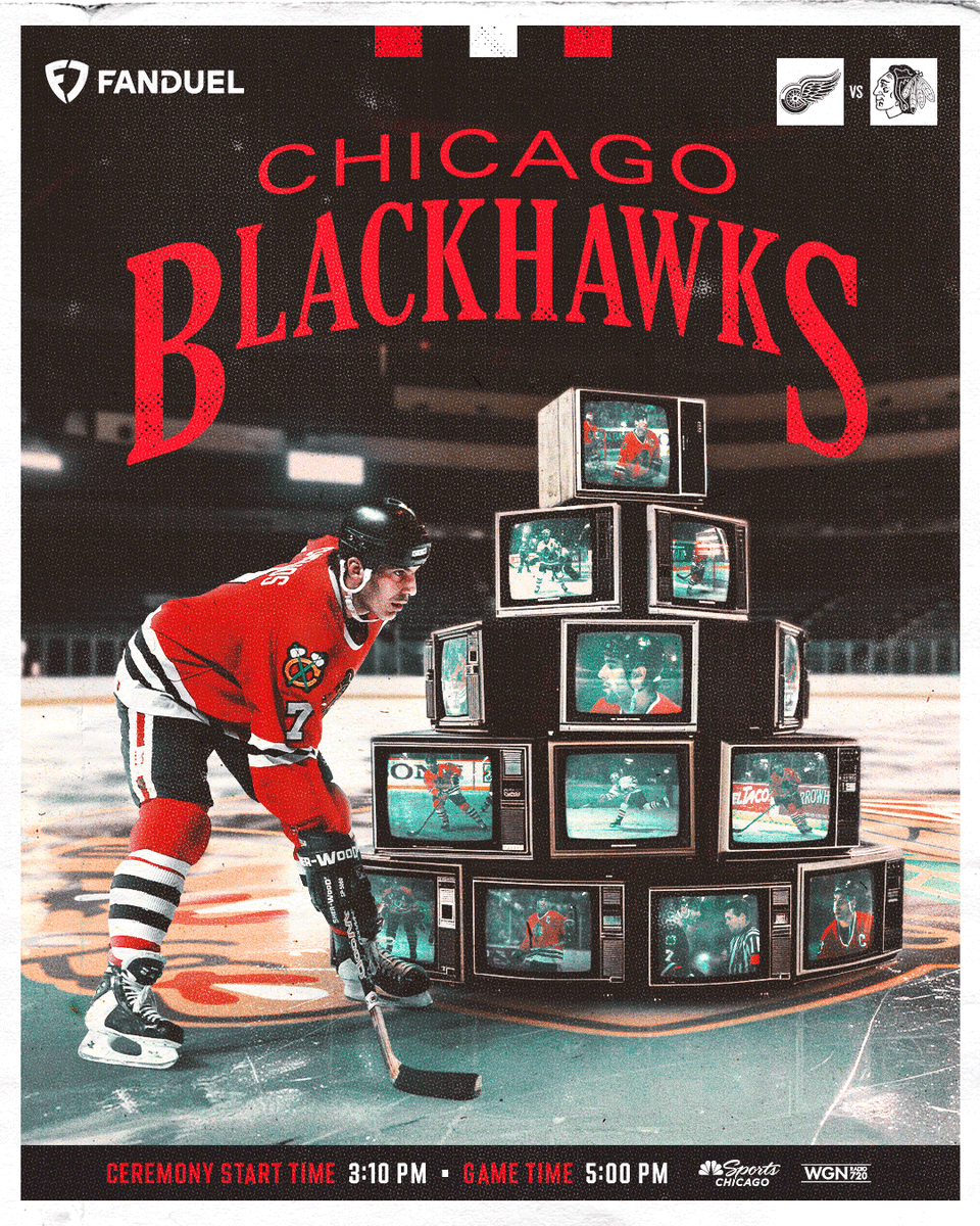 NHLBlackhawks's tweet photo. The night has finally come. Immortality for 7. https://t.co/89wlF3tAj3