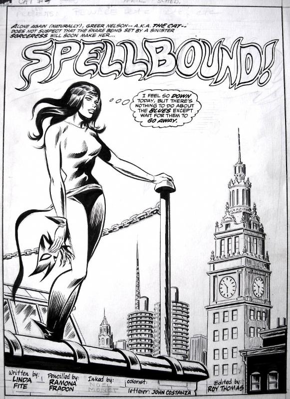 AtomekART's tweet photo. @PeteDoree Here's the title page for that issue. Shame it can't be completed as a tribute to her.

#RamonaFradon https://t.co/6Za3086wYc
