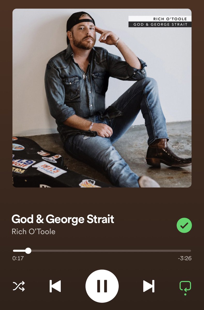 Good morning. I hope you get into some God &amp; George Strait on this beautiful Sunday. 🙏🏽🎶