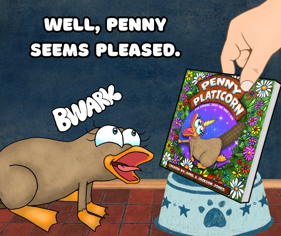 Did you know?  You can pre-order the ebook of Penny Platicorn today!

Pre-order here: amazon.com/dp/B0CC16TXPN

#childrensebooks #newclassroombooks #animalbooks #bwark #perrytheplatypus #booksforkids #readingpower #classroomreads #fittingin #acceptance