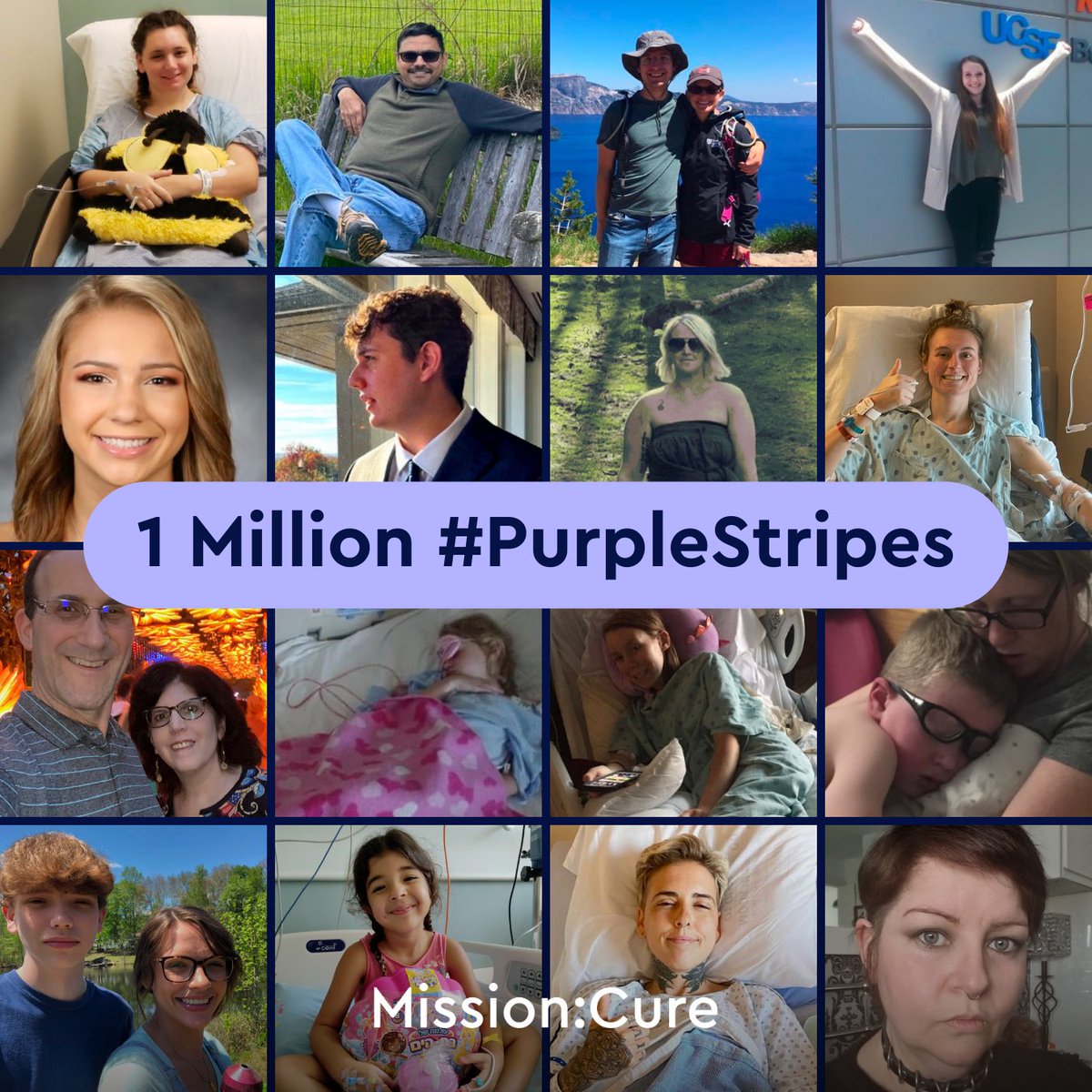1 Million people living with #ChronicPancreatitis. 1 Million voices to be heard. 1 Million purple stripes. 💜🦓 Bring awareness to chronic pancreatitis by joining the #MyPurpleStripes challenge this #RareDiseaseDay. Learn how here 👉 mission-cure.org/mypurplestripe…