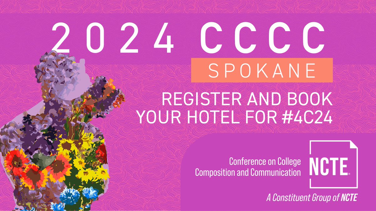 Don't miss the attendee rates at our CCCC Convention hotels in Spokane! The housing deadline for #4C24 has been EXTENDED to March 7, 2024. Make your reservation today! cccc.ncte.org/cccc/conv/regi…