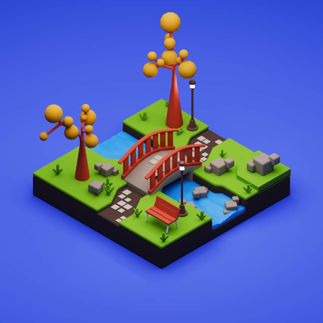 MasudCreates's tweet photo. Stylized Seasons Sunny Park

#blender #blender3d #polygonrunway #masudcreates #3d https://t.co/8ii2NlIRQi