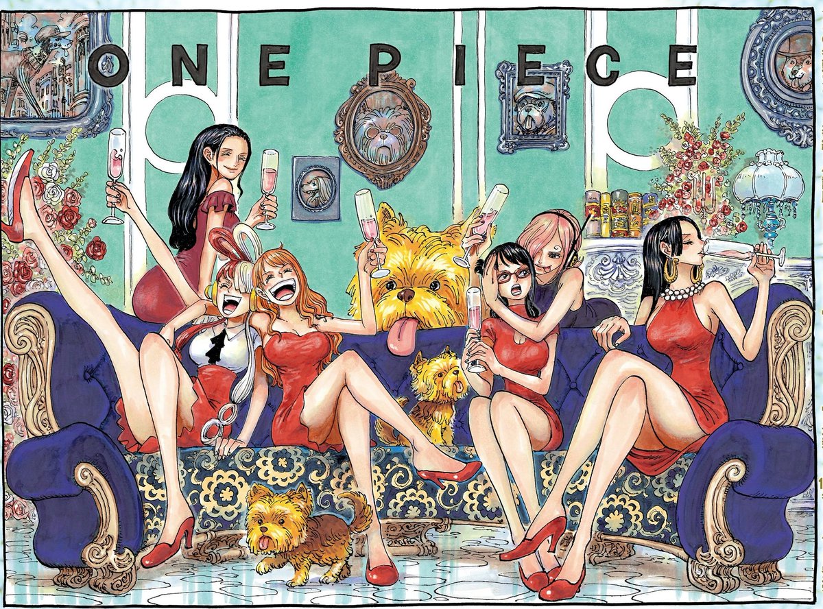 " ปกตอนของตอนนี้จะเป็นการรวมตัวของเหล่าสตรีใน ONE PIECE novel HEROINS ซึ่งแน่นอนว่าจะต้องมีดาวเด่นอย่างเราอยู่เช่นเคย✨ "

mangaplus.shueisha.co.jp/viewer/3001300…
