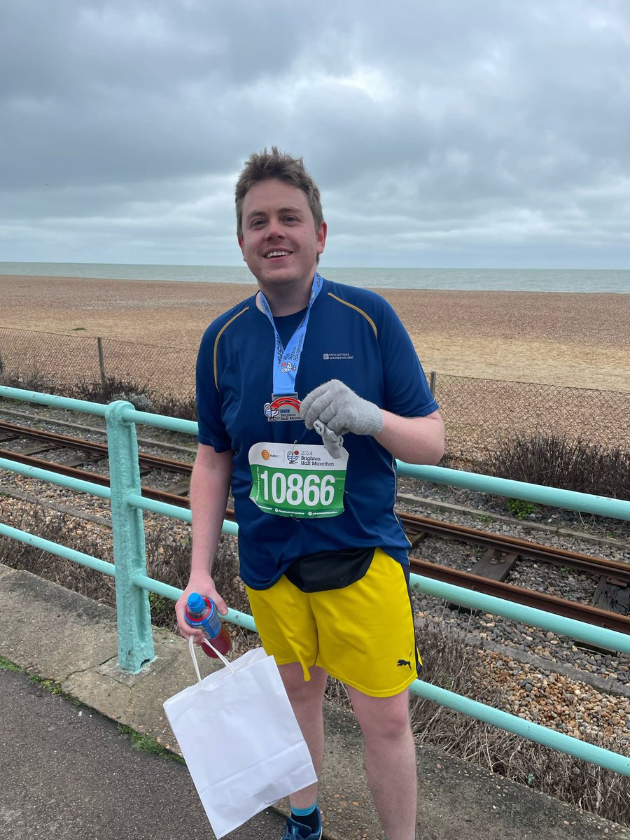 guycalledsam's tweet image. Brighton Half Marathon. Completed it mate 🏃‍♂️✅ @brightonhalf