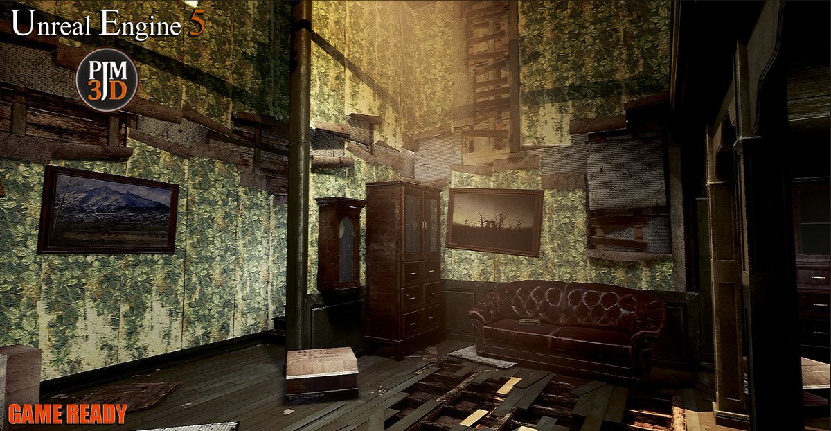 ProjectModel3D's tweet image. -70% UE4 UE5 Abandoned wooden house modular V02Pro
Store: cgtrader.com/3d-models/exte…

#gamedev #gamedeveloper #IndieGameDev #IndieGames #Androidgames #developers #Developer #Game #UE4 #UE5 #UnrealEngine #horrorgame