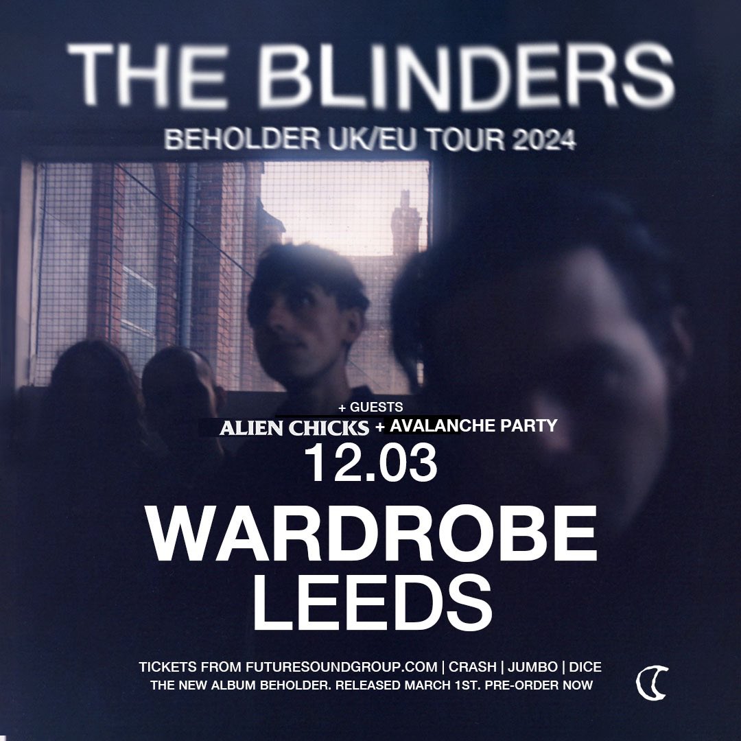 We play @wardrobeleeds with the finest blues brothers tribute band about @theblinders 😎 @alienchicksband also playing. Gonna be hefty. TICKETS: thewardrobe.co.uk/event/the-blin…