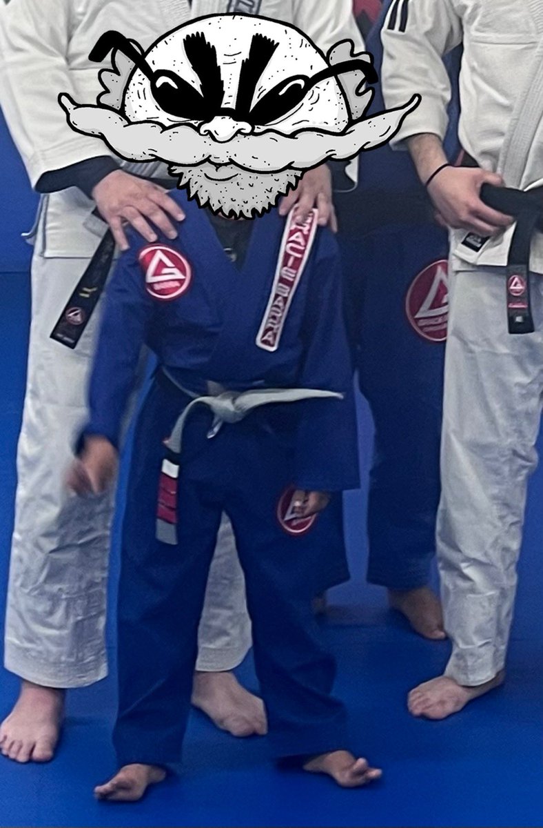 Gm… my son bout to kick some ass today… #graciebarra