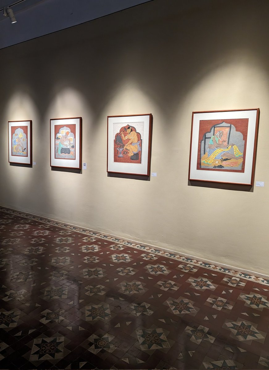 Visited the beautiful exhibition of Nandalal Bose's Haripura Panels at the National Gallery of Modern Art, Bengaluru. The display was nicely put together, a must visit if you enjoy art and history.