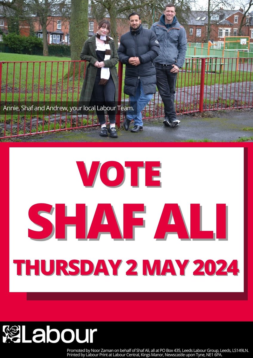 #teamlabour leafletting on the Cottingley Hall Estate introducing our Labour candidate for the 2024 local elections. 🌹👊🌹