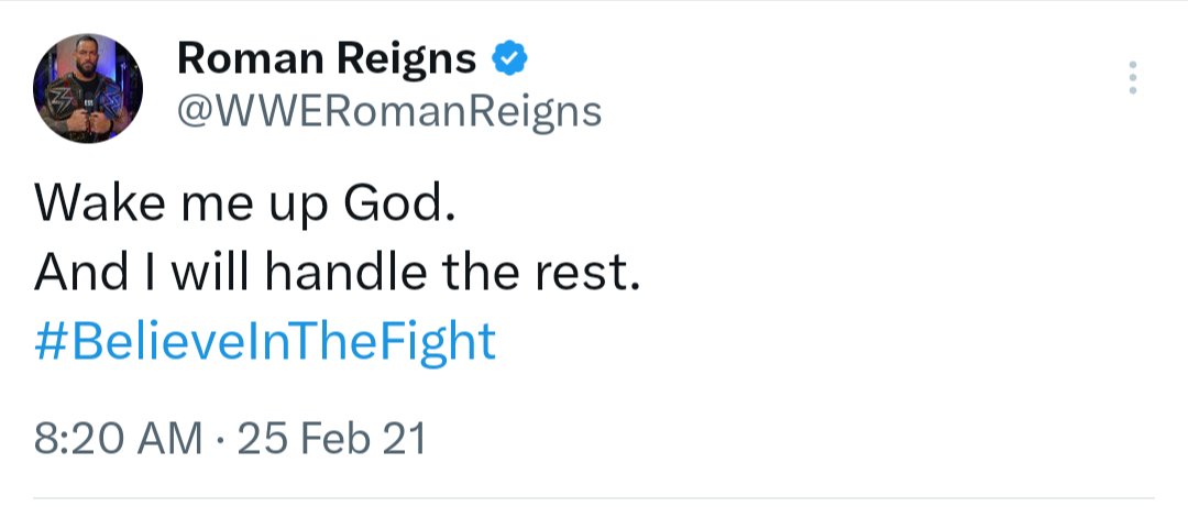 My heart is happy as I post this🥹...Five years ago the #WWEUniverse heard the four words we couldn't wait to hear...'I'm in remission y'all!' Today we still #BelieveInTheFight! On behalf of the entire ATD fam and the #RomanEmpire , we love you and wish you continued health and