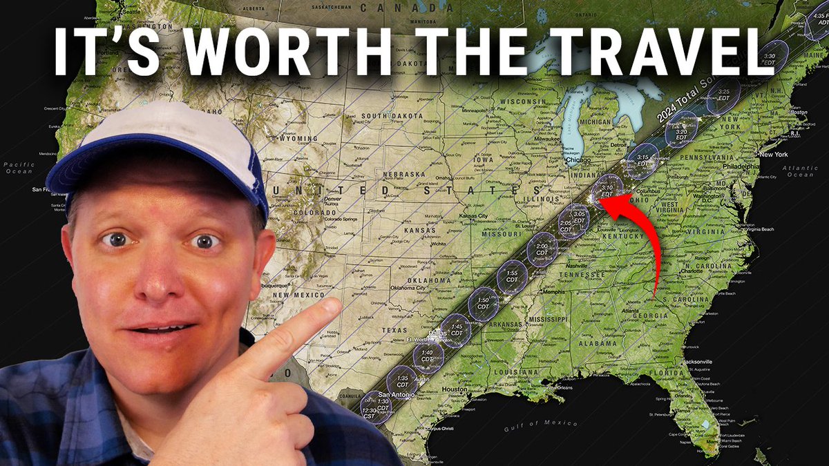 smartereveryday's tweet photo. NEW VIDEO: I just uploaded a video discussing the "Partial Phase Phenomena" for the upcoming total solar eclipse.  It's more than just totality.
https://t.co/fSMx39b711 https://t.co/mVTjCcwqoK