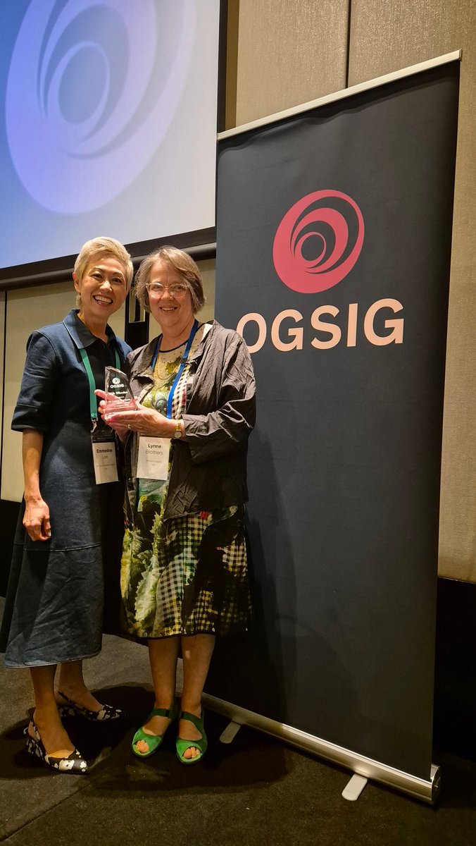 A special mention of Dr Lynne Brothers who was awarded Life Membership of OGSIG for her services to the O&G Imaging Community at the recent OGSIG meeting. Congratulations on this very well deserved award.