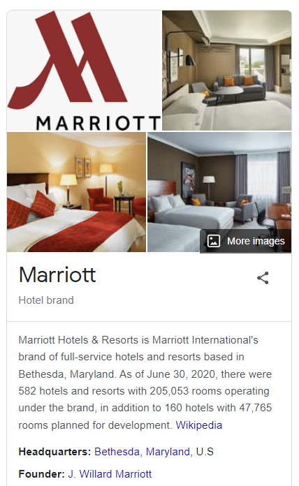 Just seen a hotel chain has been named after me? Fuming. My lawyers will be in contact.