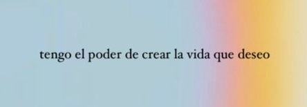Afirmación del día 🌀

“Soy capaz de hacer y manifestar la realidad que deseo vivir. Sin obstáculos, ni miedos. Soy capaz de crear mi vida en base a mis necesidades, placeres, y energía. Tengo el poder de crear la vida que deseo”