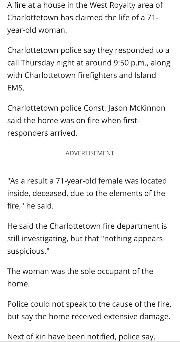 71-year-old woman dies in Charlottetown house fire - CBC News