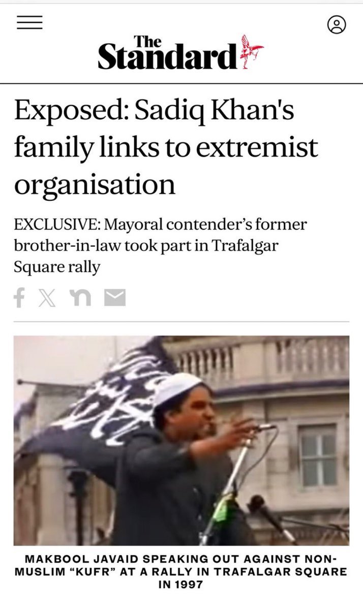 NaomiSky15 (@naomisky_15) on Twitter photo <a href="/SadiqKhan/">Sadiq Khan</a> You have family links to Islamic extremists. How did they EVER allow you to get into government? <a href="/SadiqKhan/">Sadiq Khan</a> You have family links to Islamic extremists. How did they EVER allow you to get into government?