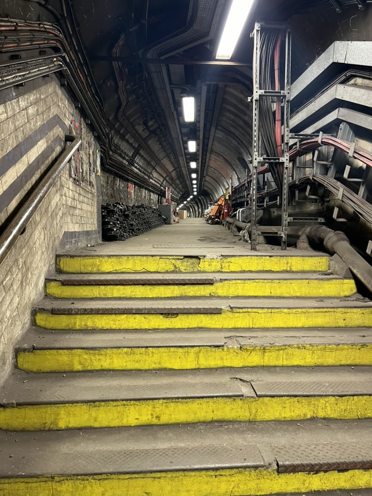 Really enjoyed visiting Euston stations hidden tunnels this morning. Thank you <a href="/ltmuseum/">London Transport Museum</a>