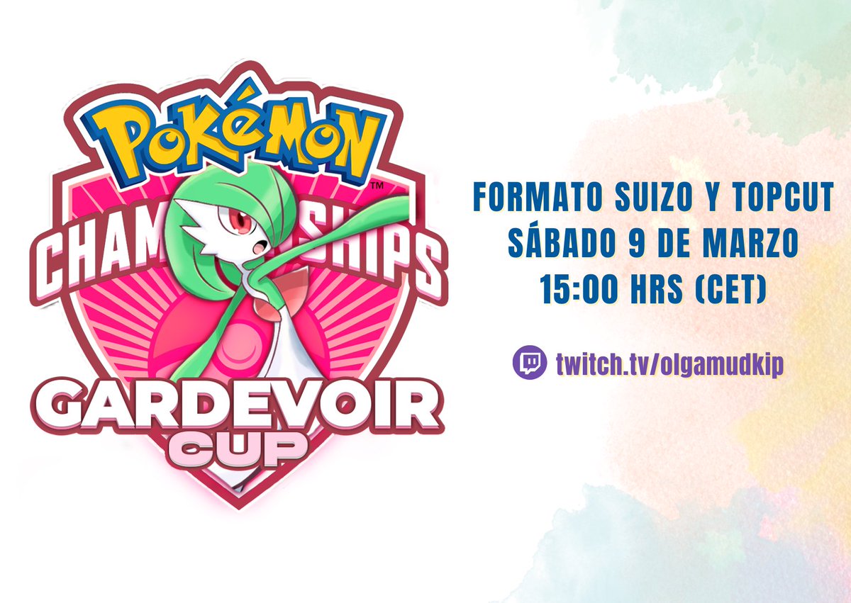 ANUNCIO DE LA SEGUNDA EDICIÓN DE LA GARDEVOIR CUP 💜

🌸 Como ya sabéis este proyecto busca dar visibilidad a las chicas que juegan a Pokémon VGC. 
🌸 ¿Como me apunto? Por el enlace de Battlefy del canal Gardevoir Cup>torneo-avisos de Discord (tengo que daros acceso)