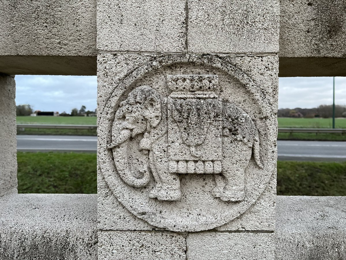 📍Neuve-Chapelle Indian Memorial 

Another first for me this week, where our team also visited the Neuve-Chapelle Chapelle Memorial in Richebourg 

Unveiled in 1927, the memorial commemorates 4,742 Indian soldiers who lost their lives in France during #ww1 and have no known grave