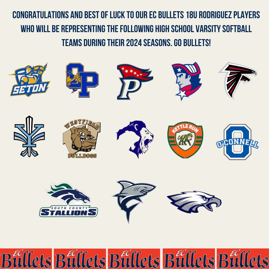 Can’t wait to see what these girls do this season on their high school varsity teams. Go Bullets! 🥎 #softball #varsity #ecbullets @EastCobbBullets @ECBullets18uVA @TopPreps @MaxPrepAthletic