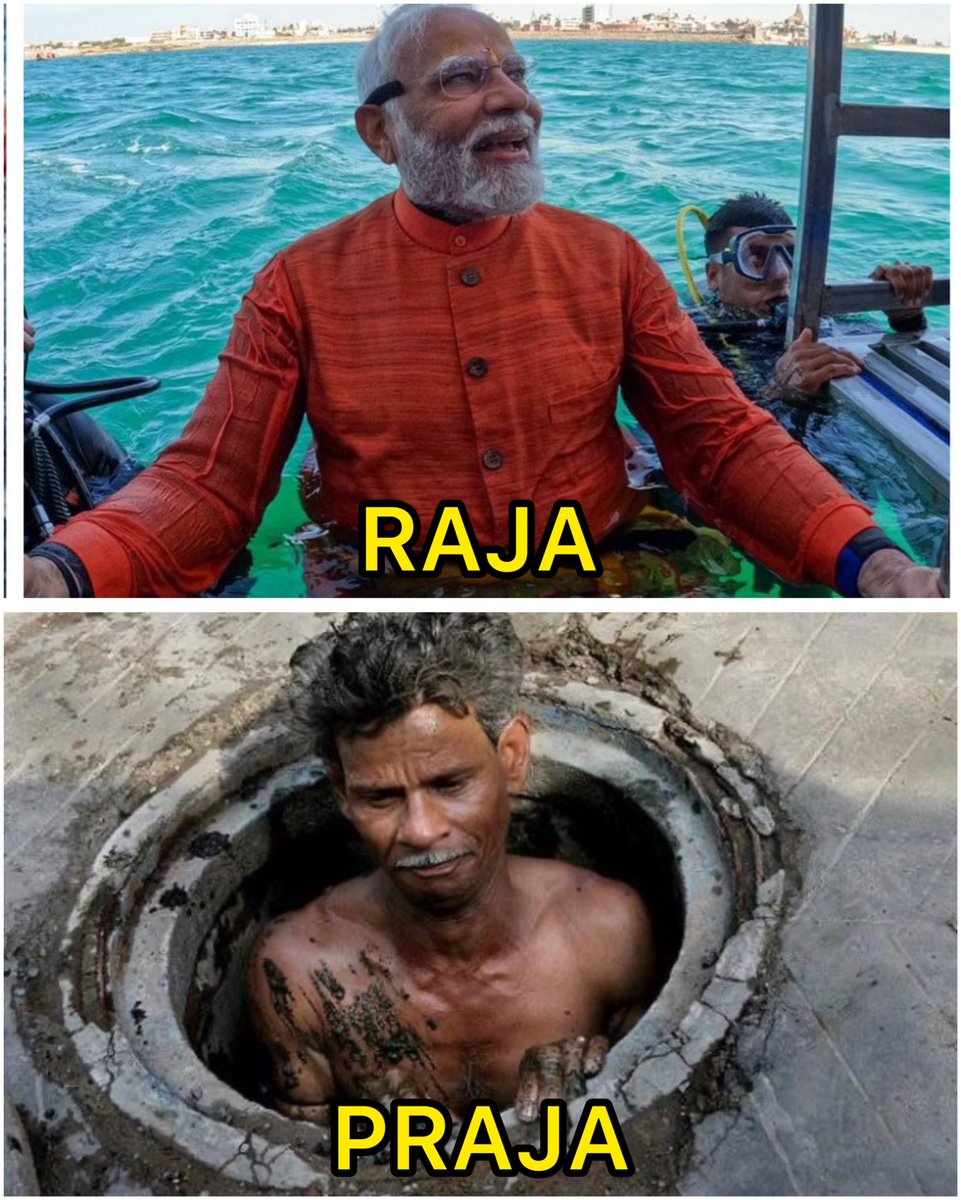 “Two India”

FYI : 330 people have died cleaning sewers from 2017 to 2021.