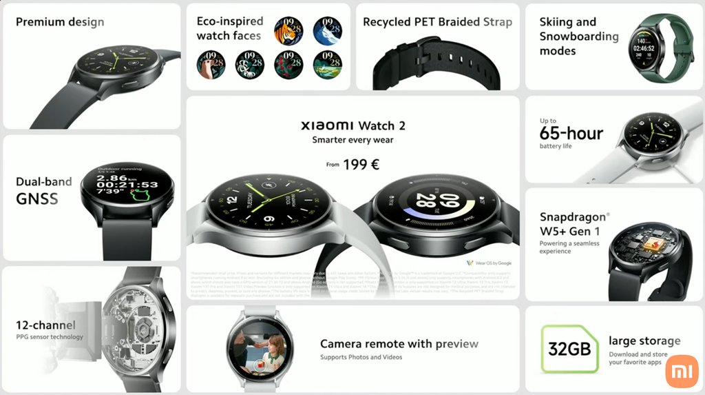 UX_Tech_FR's tweet photo. Xiaomi Watch 2
Écran AMOLED de 1.43’’
Snapdragon W5+ Gen1
+ de 160 modes sports
Batterie 495mAh (Autonomie 65h)
Google Wear OS
Prix en France : 199,99€
#Xiaomi #GoogleWearOS #Xiaomi14 #XiaomiWatch2 #UniversXiaomi https://t.co/Two5uYMwuF