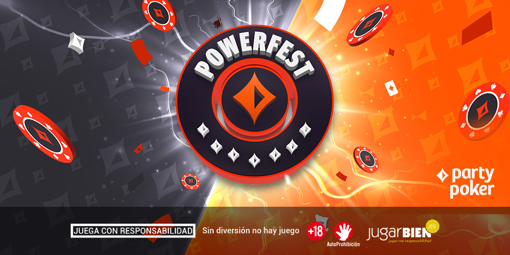 💥POWERFEST 
🔟hoy, Big 10 PKO, 20K GTD
🚀3 Main Events NLHE, 3 PLO

ℹ️ bit.ly/POWERFEST2024
🔞Juega con responsabilidad
