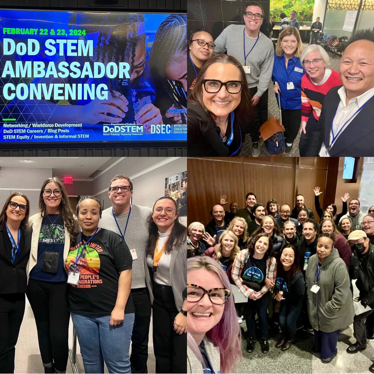 TomJenkinsSTEM's tweet image. I had a wonderful time learning and reconnecting with my #DoDSTEM and @AEF_Program families. DC is now officially my home away from home! Thanks to the @TGRFound for all of the hard work! #STEM