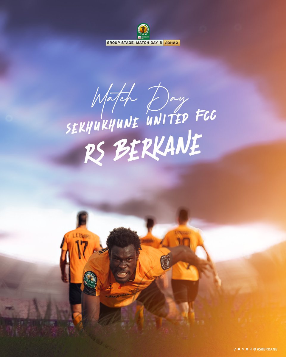 RSBfootball's tweet photo. ⚡️ 𝐑 𝐒 𝐁 𝐃 𝐀 𝐘 ⚡️

🏆 #TotalEnergiesCAFCC GS M5
🆚 Sekhukhune UFC •• ⌚️ 20H00 

#RSBday 🟠⚫️⚪️ #GoRSBGo https://t.co/RVvZJn42Zc