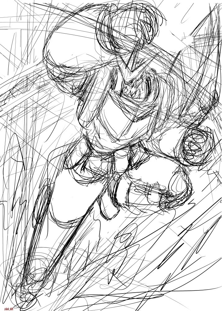 ガンバスター スーパーイナズマキック
超ラフラフ レイアウト案
劇中のカメラアングル通りだと模写感が出てしまうのと
クルセイドで劇中通りのイラストがあったので、被らないように宇宙怪獣へのインパクトの瞬間をイメージ 