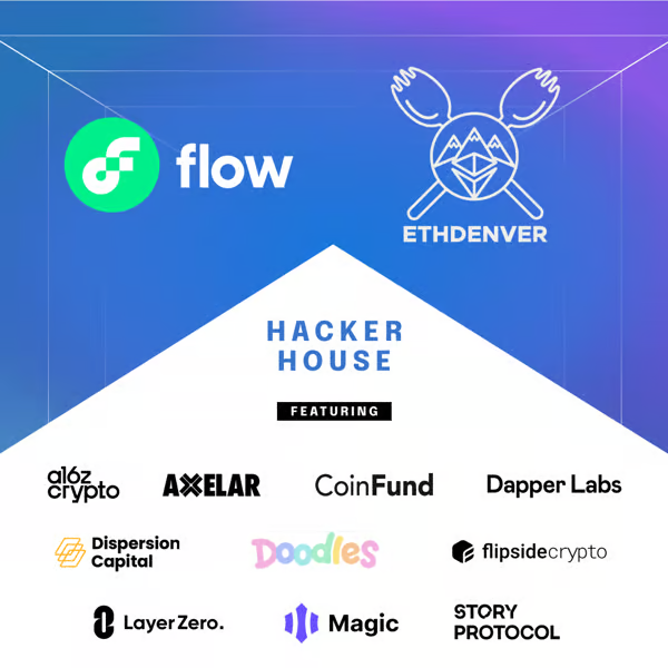 flow_blockchain's tweet photo. It's all heating up at @EthereumDenver, and we can't wait to get involved! 🙌

This week, you can find our team at any of the below events. Make sure you register to secure your spot before they fill up! (Links in the comment below) ⤵️

🏰 The Flow Hacker House
🗓️ Feb 27 - Mar 2, 10am

🍸 Our Consumer Web3 Mixer
🗓️ Feb 29, 5pm

🤝 @DapperLabs x @StoryProtocol
🗓️ Feb 28, 12pm

🏗️ The @magic_labs Devshop
🗓️ Mar 1, 1pm

We'll see you there 🫡