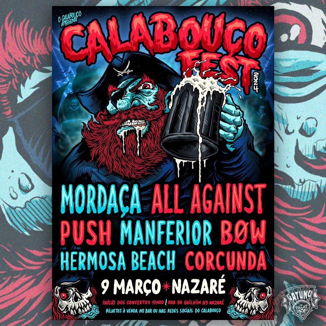 WE’RE PLAYING! March 9, we’re ready to destroy Nazaré at @o_calabouco fest!

We have some upcoming news for all of you too: new music, new dates in Portugal and outside of Portugal. But before any of that, we wanna thank you all in advance. You are the real motivation!
