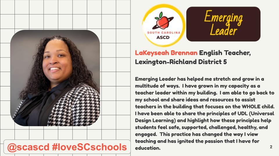 Pam Inabinett (@pnabbie) on Twitter photo Don't forget to register for the @SCASCD Spring Conference on Friday, March 1st.
scascd.org/_files/ugd/bc5โฆ
Celebrating the Class of 2023 #EmergingLeaders. The application for the Class of 2024 opens soon!
<a href="/LexRich5Schools/">Lex-Rich 5 Schools</a> <a href="/MsBrennanEDU/">Ms_Brennan</a> #loveSCschools Don't forget to register for the @SCASCD Spring Conference on Friday, March 1st.
scascd.org/_files/ugd/bc5โฆ
Celebrating the Class of 2023 #EmergingLeaders. The application for the Class of 2024 opens soon!
<a href="/LexRich5Schools/">Lex-Rich 5 Schools</a> <a href="/MsBrennanEDU/">Ms_Brennan</a> #loveSCschools