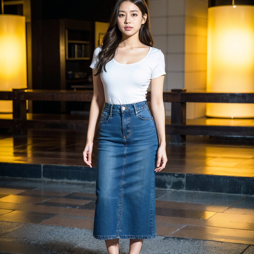 28歳百貨店勤務

#AI美女 #denimskirt ＃デニムスカート #AIphoto #AI美人 #AIart #stablediffusion #AIgirl