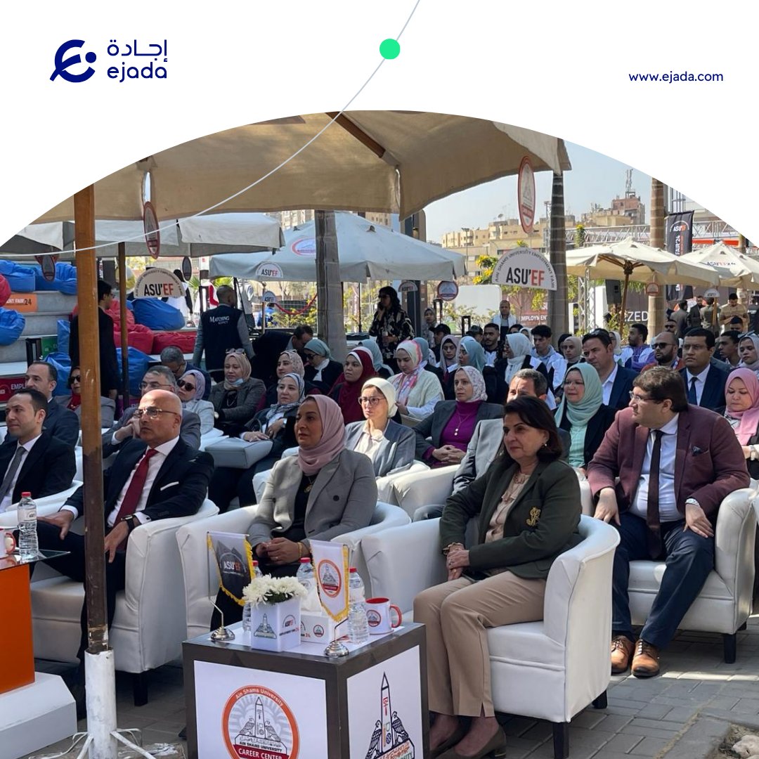 EJADA_SYSTEMS's tweet photo. 🚀يحدث الآن: تواجد إجادة في ملتقى التوظيف لجامعة عين شمس.
🚀 Happening Now: Featuring #ejada at Ain Shams University Employment Fair.
#نخطو_معًا_للمستقبل
#experiencenext https://t.co/5KDJna4xYB
