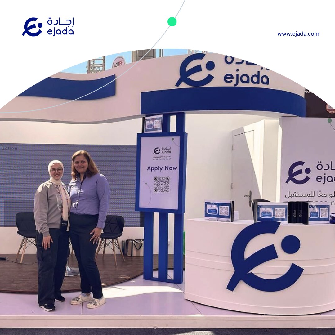 EJADA_SYSTEMS's tweet photo. 🚀يحدث الآن: تواجد إجادة في ملتقى التوظيف لجامعة عين شمس.
🚀 Happening Now: Featuring #ejada at Ain Shams University Employment Fair.
#نخطو_معًا_للمستقبل
#experiencenext https://t.co/5KDJna4xYB