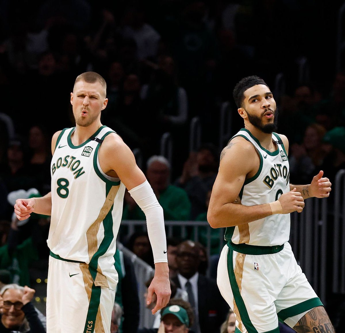 “JT, he deserves a lot of credit because he can say F it. I want to score 30 every night. I want to get MVP. But he’s not doing that. I think people are overlooking that. You have to give him credit.” - Kristaps Porzingis on Jayson Tatum (Via @MikeAScotto )