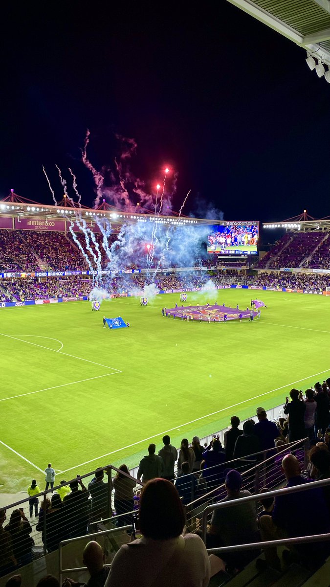 iJasonLion's tweet photo. Felt good to be back in my second home last night! They just got back from a long trip up north, so I'll take the draw. Saw a handful of things that I liked, that are going to start having a bigger impact over the next few games once they get going. #VamosOrlando #OrlandoCitySC https://t.co/mBqTZHQtmD