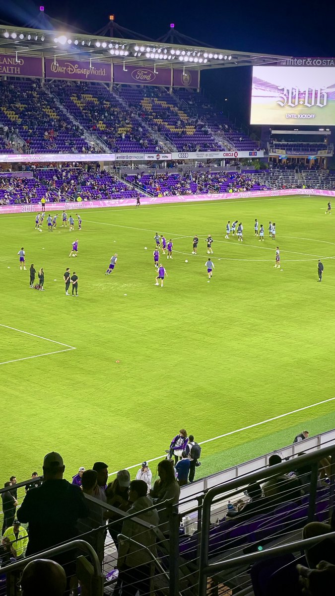 iJasonLion's tweet photo. Felt good to be back in my second home last night! They just got back from a long trip up north, so I'll take the draw. Saw a handful of things that I liked, that are going to start having a bigger impact over the next few games once they get going. #VamosOrlando #OrlandoCitySC https://t.co/mBqTZHQtmD