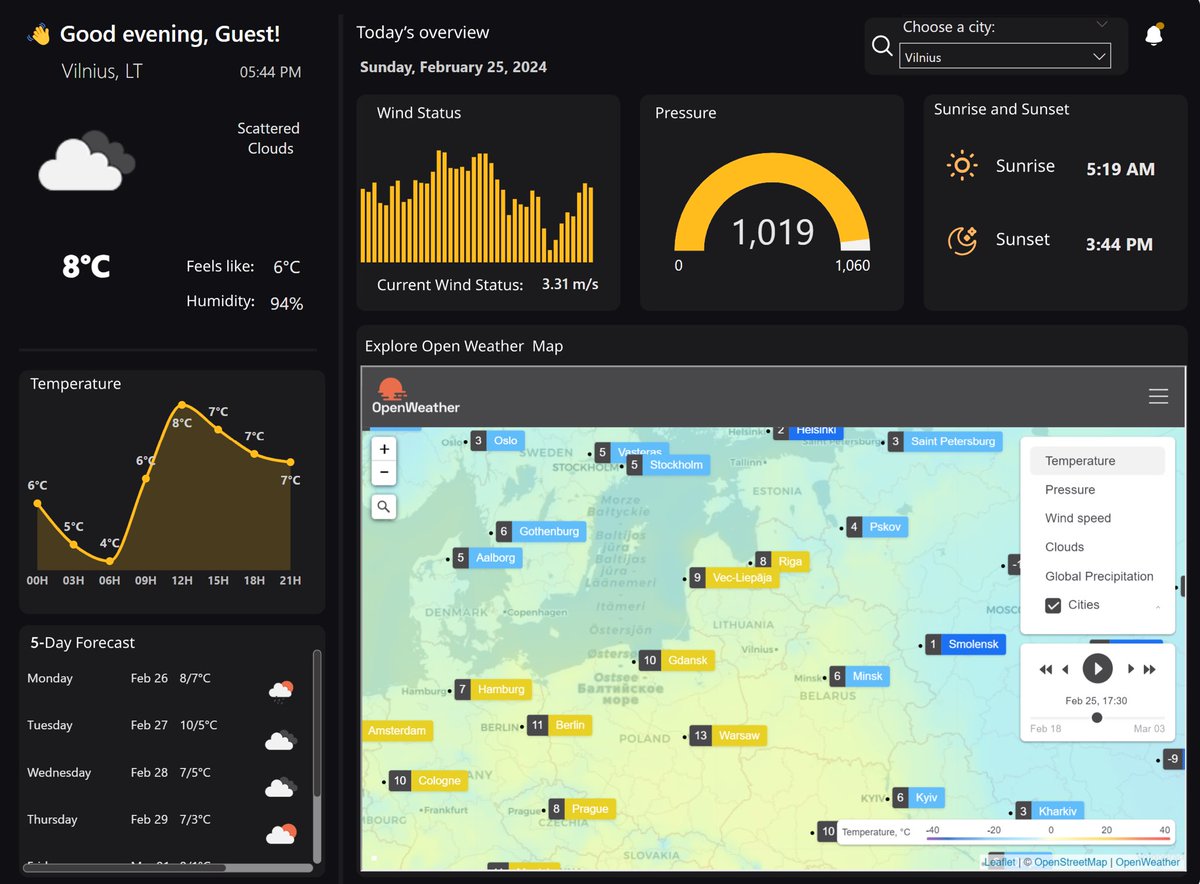 ☃️New viz: Weather forecasting in PowerBI using OWM API connection💛

Quickly switch between 6 different Lithuanian cities to get the weather info you need, wherever you are!🧭

🔗PBI Data gallery link: community.fabric.microsoft.com/t5/Data-Storie…

#Dataviz #maps #PowerBI #DataAnalytics #Lithuania