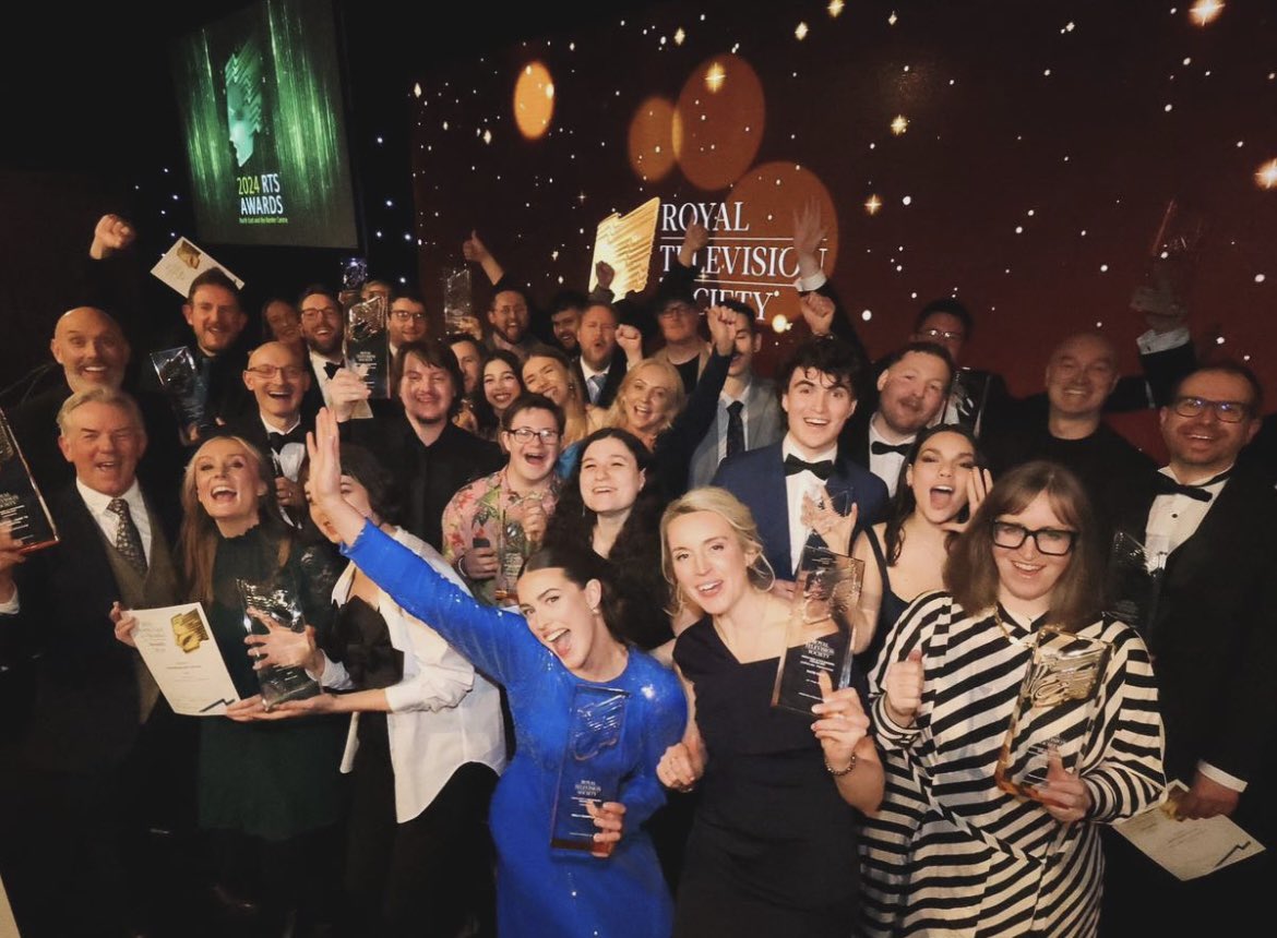 Molly Sharples (@msharplesitv) on Twitter photo What a night!
I’m over the moon to have won best newcomer at the <a href="/RTSNETB/">RTS North East & Borders</a> awards last night ✨
<a href="/itvtynetees/">ITV News Tyne Tees</a> also won news programme of the year and <a href="/katiecoletv/">Katie Cole</a> won journalist of the year 🏆
Proud to be part of such an amazing team 😎 What a night!
I’m over the moon to have won best newcomer at the <a href="/RTSNETB/">RTS North East & Borders</a> awards last night ✨
<a href="/itvtynetees/">ITV News Tyne Tees</a> also won news programme of the year and <a href="/katiecoletv/">Katie Cole</a> won journalist of the year 🏆
Proud to be part of such an amazing team 😎