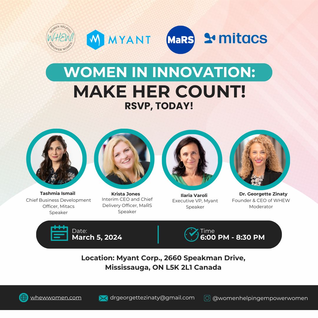 Calling all womentrepreneurs! This is your sign to attend an unforgettable evening at the Women in Innovation: Make Her Count event. Gain EXCLUSIVE insights into opportunities & industry perspectives and celebrate our incredible esteemed female leaders. ow.ly/Zaxo50QE7BO