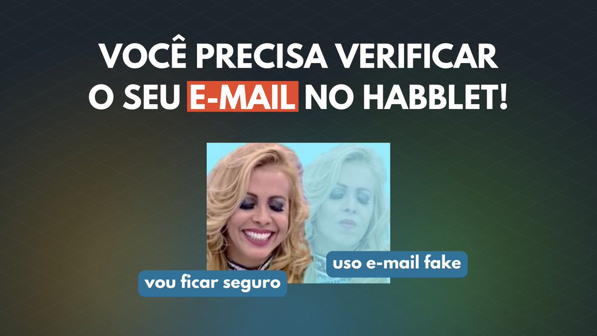 ModHabblet's tweet image. 🔹 Recebemos um novo upload em nosso sistema de segurança: Agora, cada conta requer um e-mail verificado. É uma camada extra de proteção para todos os jogadores!

Nesta thread, vamos aprofundar mais, então bora lá! 💻 #Habblet