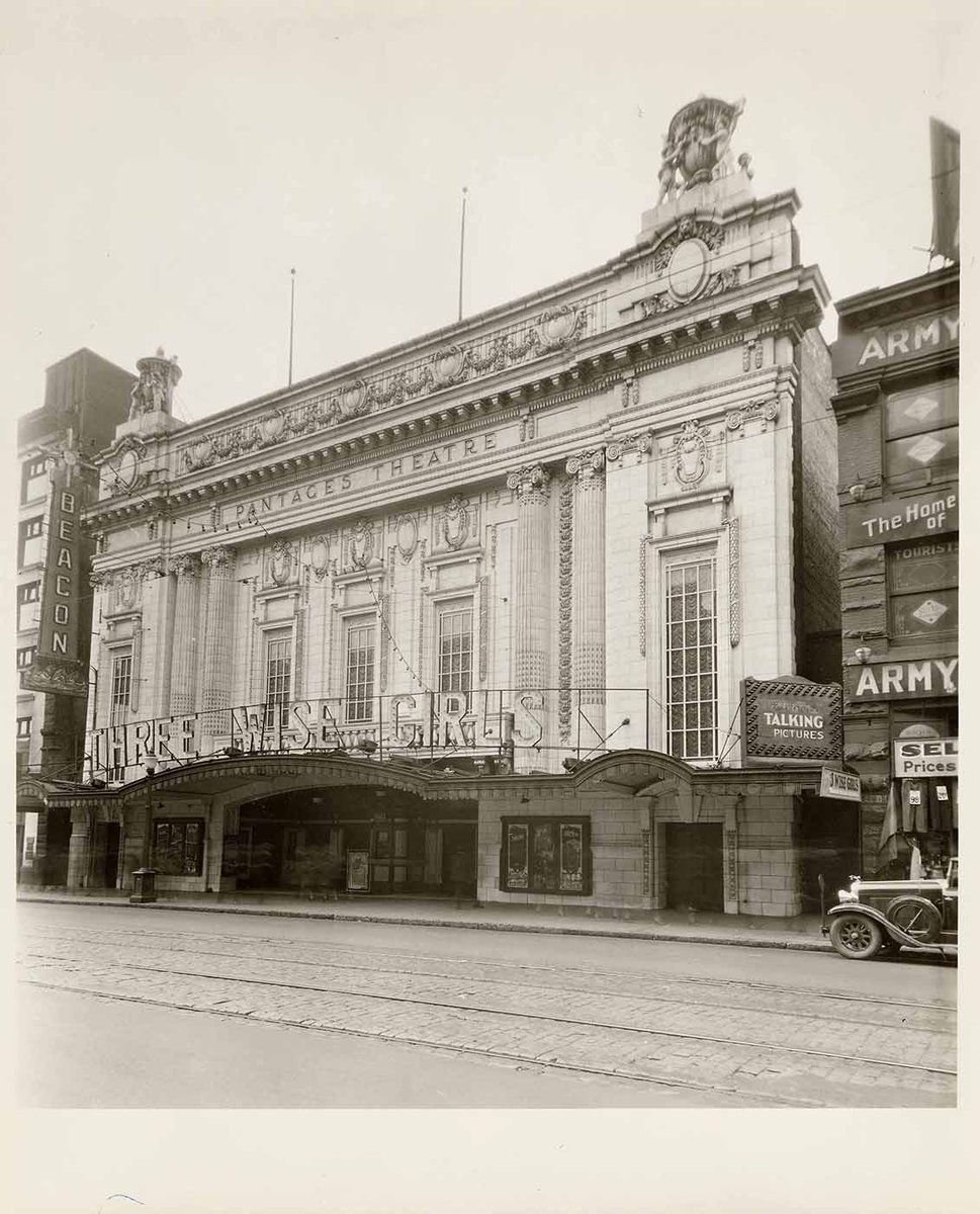 evelazarus's tweet photo. Last day of #HeritageWeek and we're revisiting East Hastings St when it was the Great White Way. One by one, we've managed to rip nearly all these buildings out. The Pantages/Beacon Theatre, 1932, photo JMABC #missingheritage Story #VancouverExposed: https://t.co/UkNMWDTM7f https://t.co/mWYHThag7F