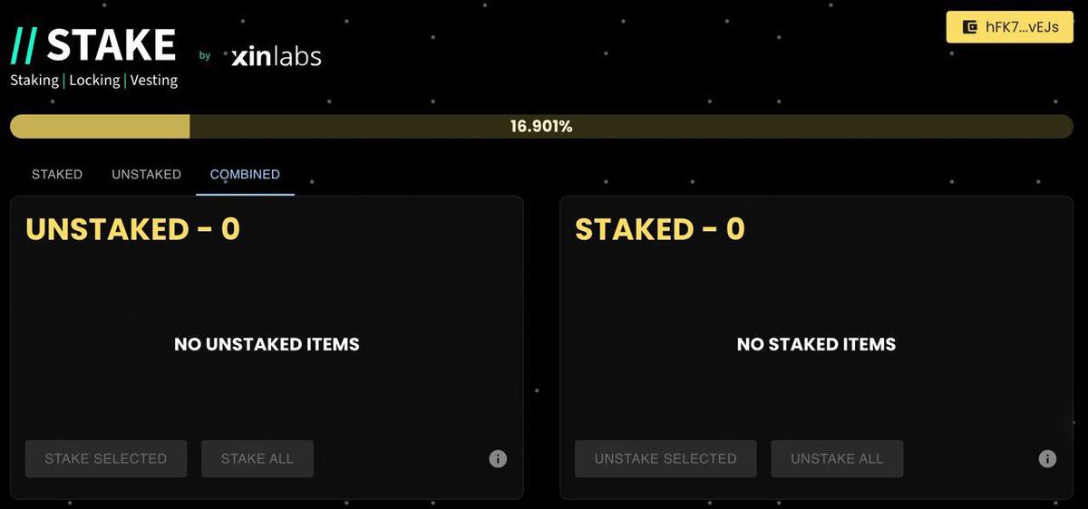 16% STAKED IN THE FIRST 3 MINUTES 😳